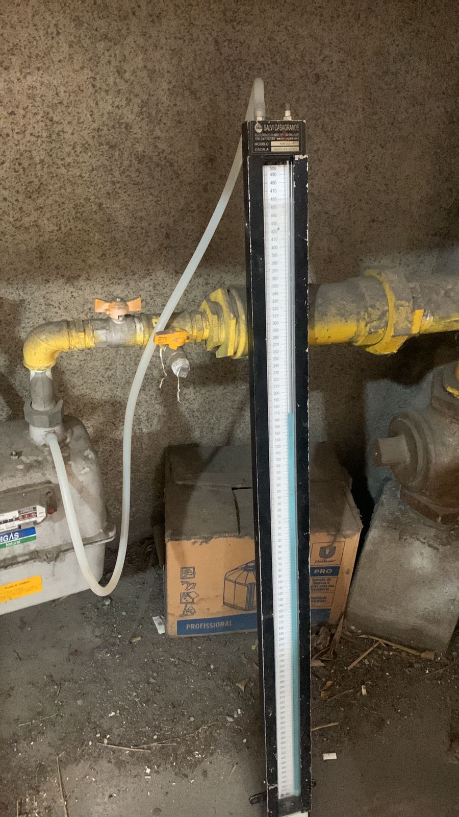 Serviço profissional de gás